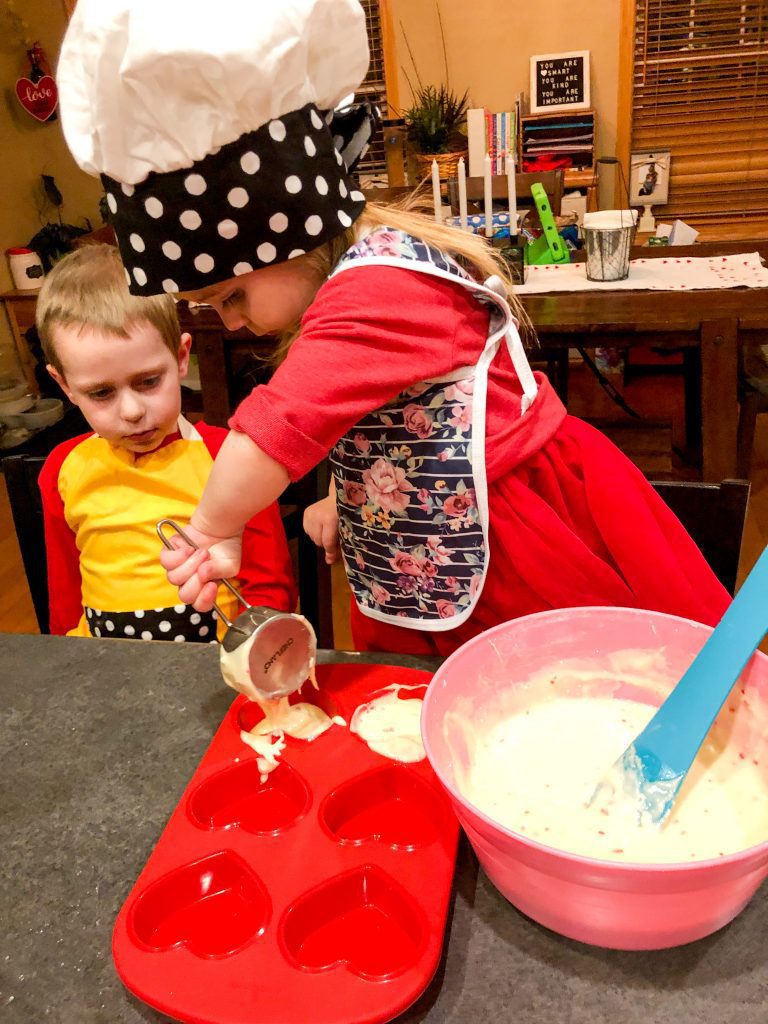 bake valentines kids