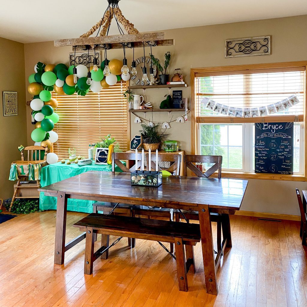 unbeLEAFable party decor