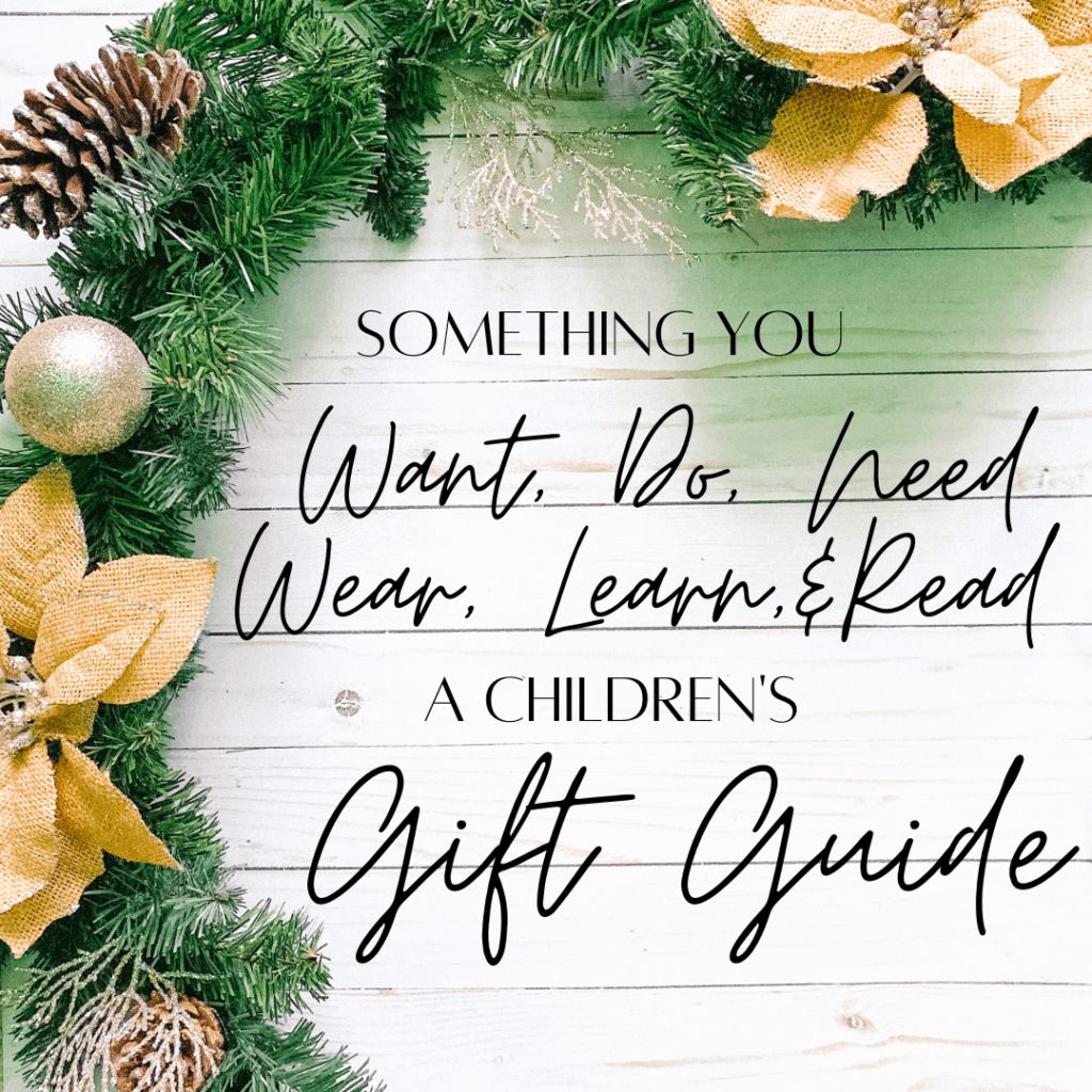 Want Do Need Wear Learn Read Gift Guide