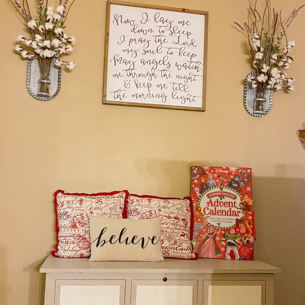Second floor christmas decor