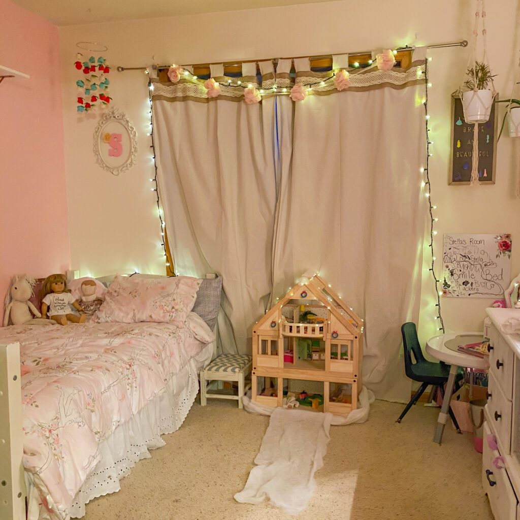Second floor christmas decor