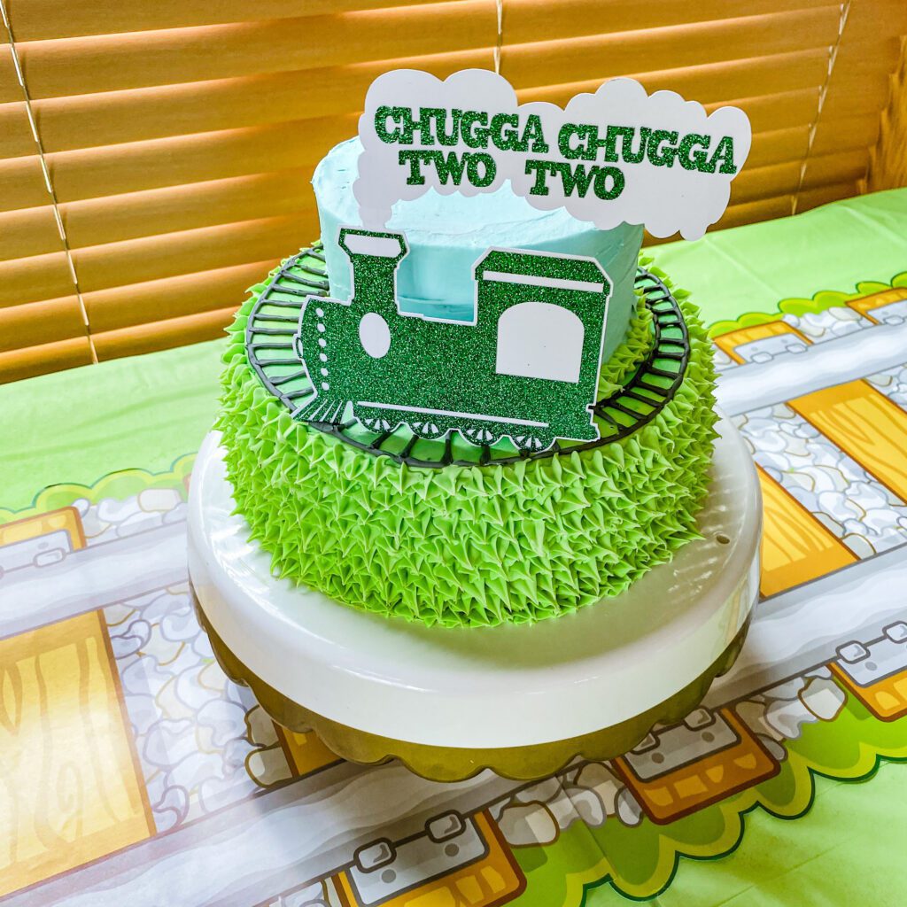 chugga chugga two two second birthday cake