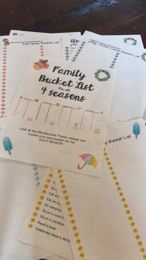 Family bucket list for all 4 seasons