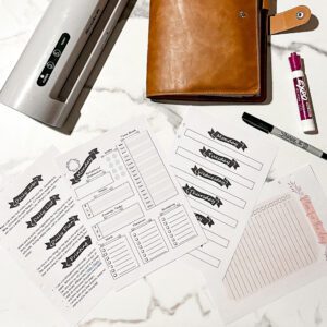 daily planner bundle: overview, jobs, and plan